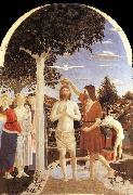 Piero della Francesca The christening of Christ oil painting reproduction